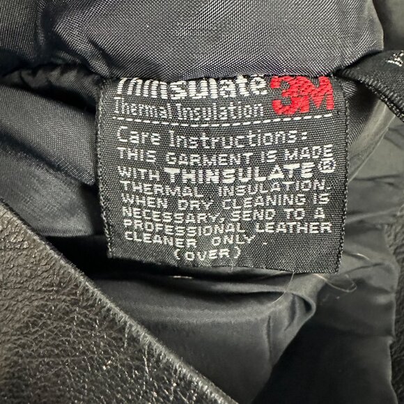 Wilsons Leather Womens Black Thinsulate Insulated Coat Size Small Outerwear - Picture 8 of 10